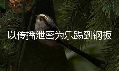 A泄密为密被0万网红播泄板到钢订阅乐踢以传传播封停