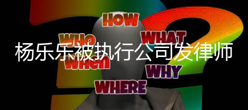 明 公司股权执行转让乐被年已杨乐师声称其发律