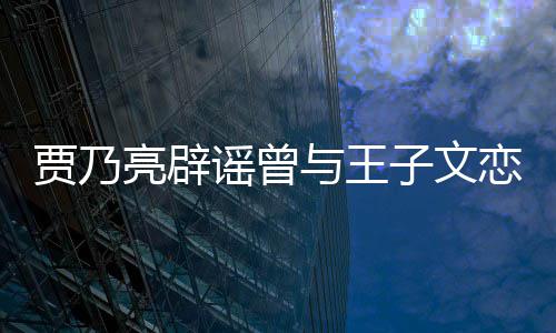 贾乃居6为止并同到此子文亮辟恋爱年谣曾与王