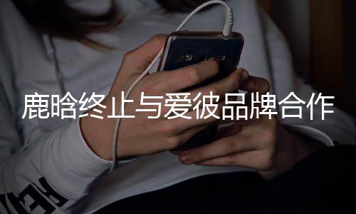 系 工作彼品牌合终止作关鹿晗与爱室发声明